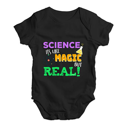 Science Is Like Magic But Real Baby Unisex Baby Grow Bodysuit