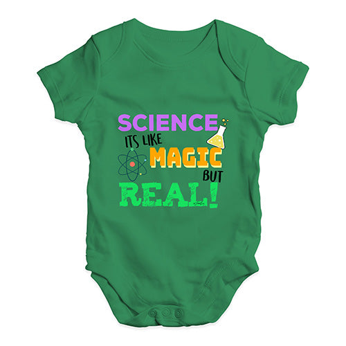 Science Is Like Magic But Real Baby Unisex Baby Grow Bodysuit