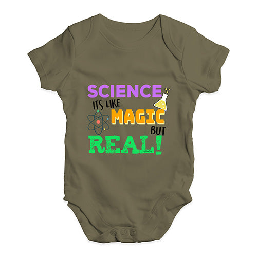 Science Is Like Magic But Real Baby Unisex Baby Grow Bodysuit