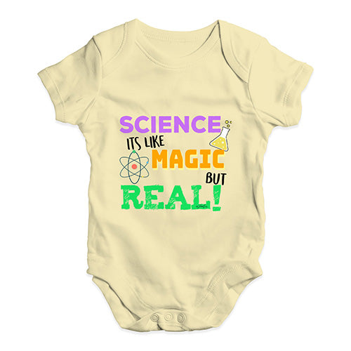 Science Is Like Magic But Real Baby Unisex Baby Grow Bodysuit