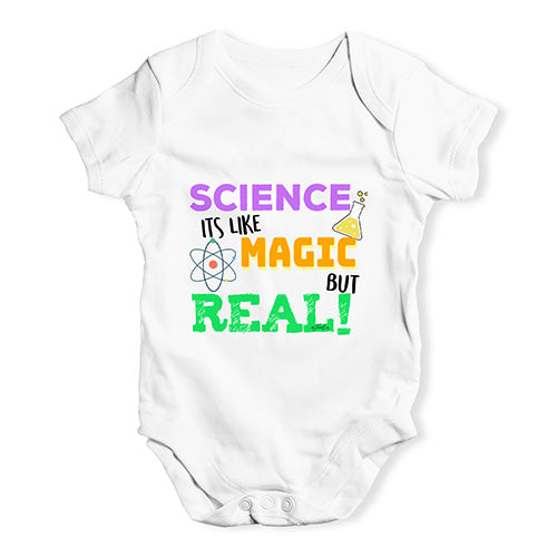 Science Is Like Magic But Real Baby Unisex Baby Grow Bodysuit