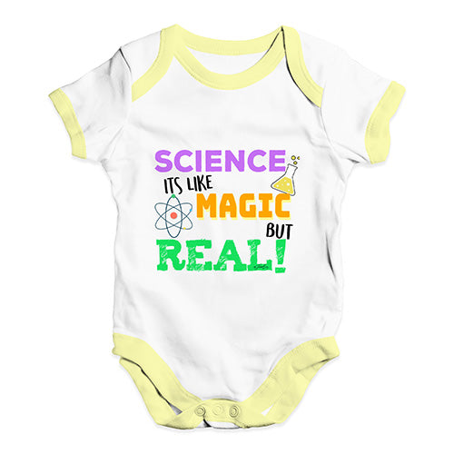 Science Is Like Magic But Real Baby Unisex Baby Grow Bodysuit