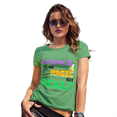 Science Is Like Magic But Real Women's T-Shirt 