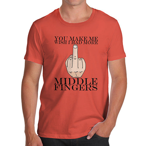 I Wish Had More Middle Fingers Men's T-Shirt