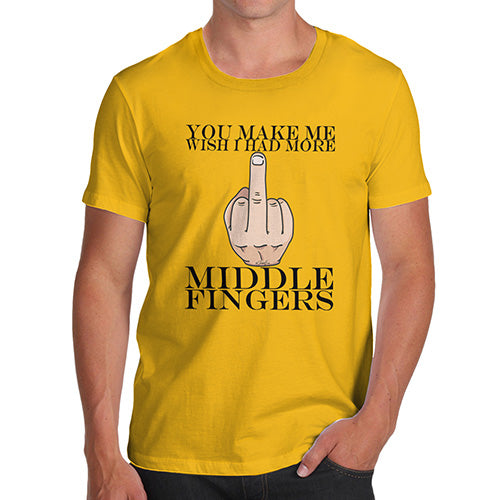 I Wish Had More Middle Fingers Men's T-Shirt