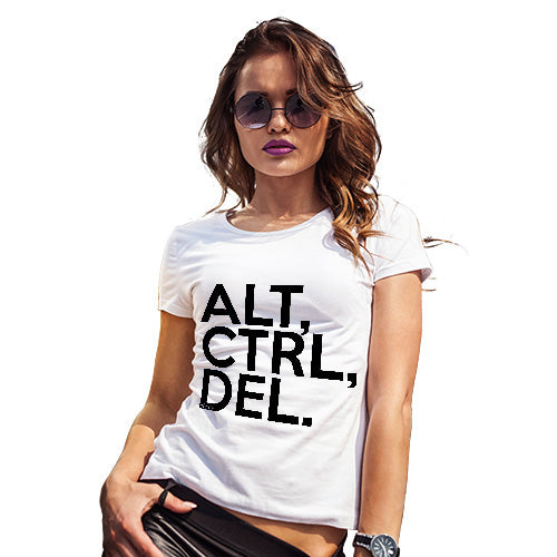 Alt, Ctrl, Del Women's T-Shirt 
