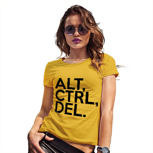 Alt, Ctrl, Del Women's T-Shirt 