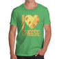 I Love Cheese Men's T-Shirt