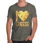 I Love Cheese Men's T-Shirt