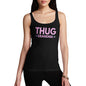 Novelty Tank Top Thug Grandma Women's Tank Top Medium Black