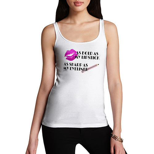 As Bold As My Lipstick Women's Tank Top