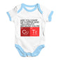 Are You Made Of Copper And Tellurium? Baby Unisex Baby Grow Bodysuit