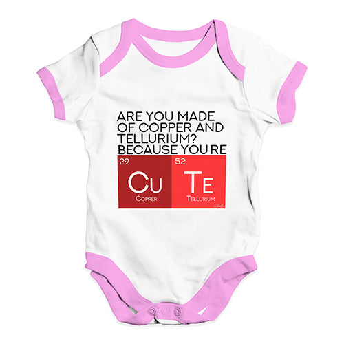 Are You Made Of Copper And Tellurium? Baby Unisex Baby Grow Bodysuit