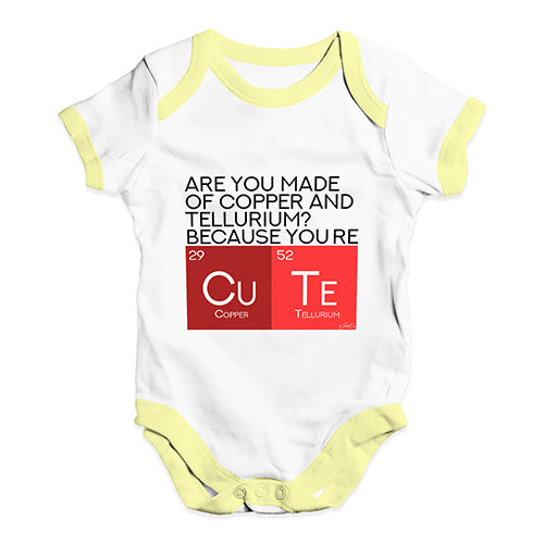 Are You Made Of Copper And Tellurium? Baby Unisex Baby Grow Bodysuit