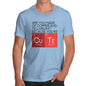 Funny Shirts For Men Are You Made Of Copper And Tellurium? Men's T-Shirt Large Sky Blue