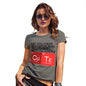 Funny Shirts For Women Are You Made Of Copper And Tellurium? Women's T-Shirt Large Khaki