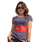 Funny T-Shirts For Women Sarcasm Are You Made Of Copper And Tellurium? Women's T-Shirt Small Plum