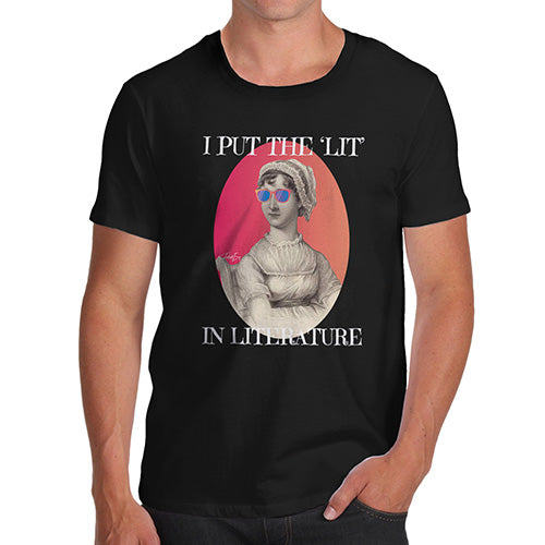 I Put The Lit In Literature Men's T-Shirt
