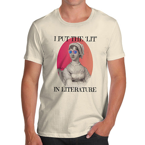 I Put The Lit In Literature Men's T-Shirt
