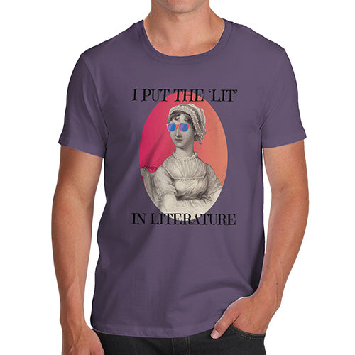 I Put The Lit In Literature Men's T-Shirt