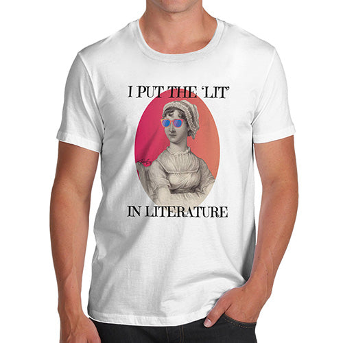 I Put The Lit In Literature Men's T-Shirt