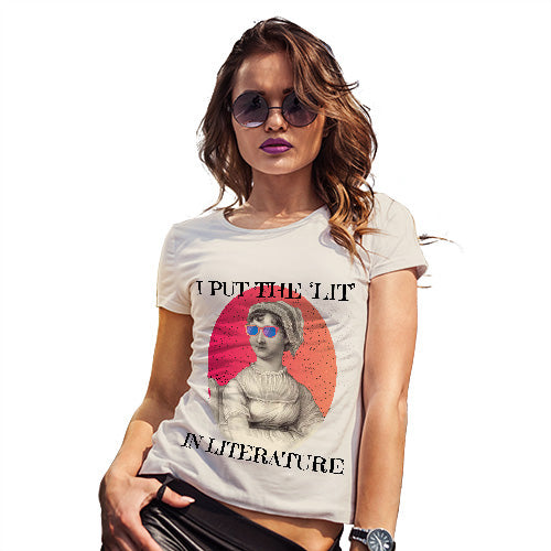 I Put The Lit In Literature Women's T-Shirt 