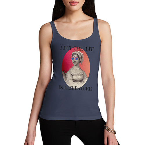 I Put The Lit In Literature Women's Tank Top