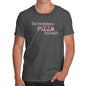 T-Shirt Funny Geek Nerd Hilarious Joke You've Stolen A Pizza My Heart Men's T-Shirt Small Dark Grey