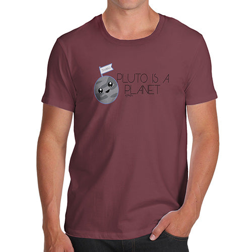 Pluto Is A Planet Men's T-Shirt