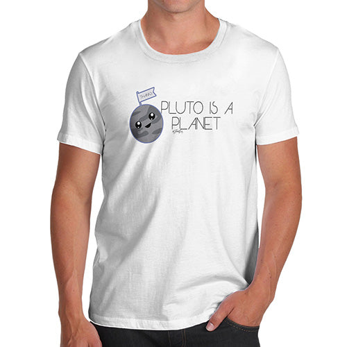 Pluto Is A Planet Men's T-Shirt