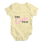 The Cute Twin Baby Unisex Baby Grow Bodysuit