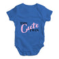 The Cute Twin Baby Unisex Baby Grow Bodysuit