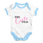 The Cute Twin Baby Unisex Baby Grow Bodysuit