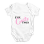 The Cute Twin Baby Unisex Baby Grow Bodysuit