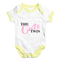 The Cute Twin Baby Unisex Baby Grow Bodysuit