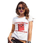 Novelty T Shirt Christmas Checkin' You Out Women's T-Shirt Small White