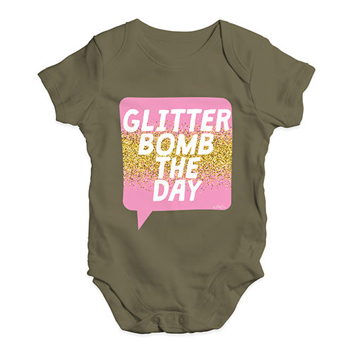 Glitter Bomb The Day Baby Unisex Baby Grow Bodysuit