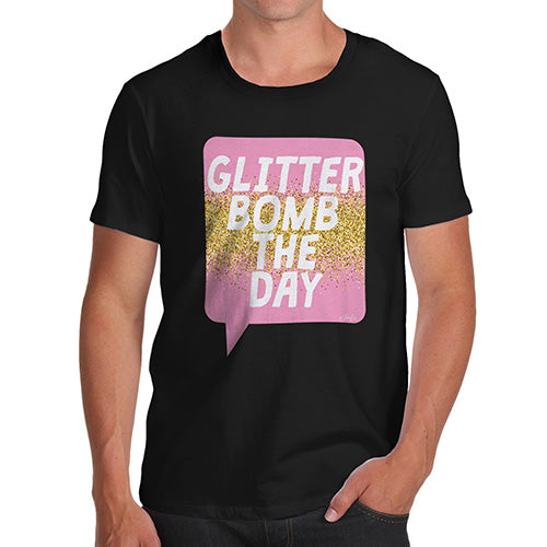 Glitter Bomb The Day Men's T-Shirt