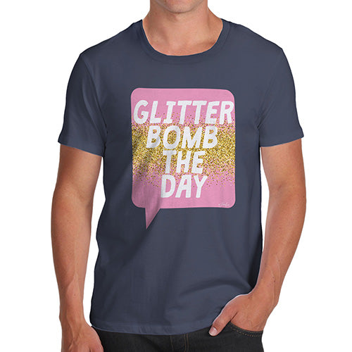 Glitter Bomb The Day Men's T-Shirt