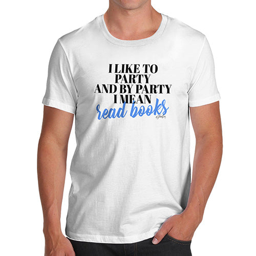 I Like To Read Books Men's T-Shirt