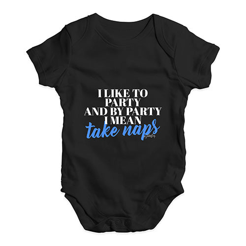 I Like To Take Naps Baby Unisex Baby Grow Bodysuit