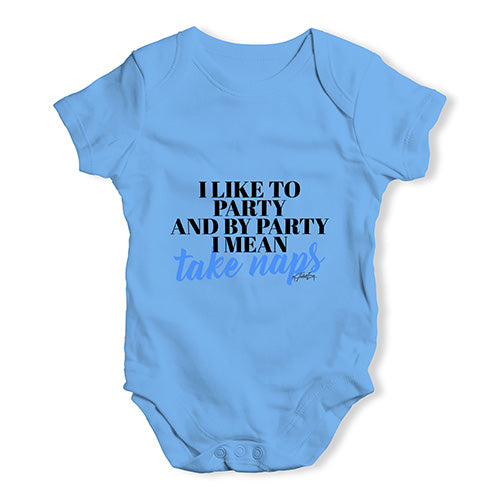 I Like To Take Naps Baby Unisex Baby Grow Bodysuit