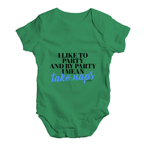 I Like To Take Naps Baby Unisex Baby Grow Bodysuit