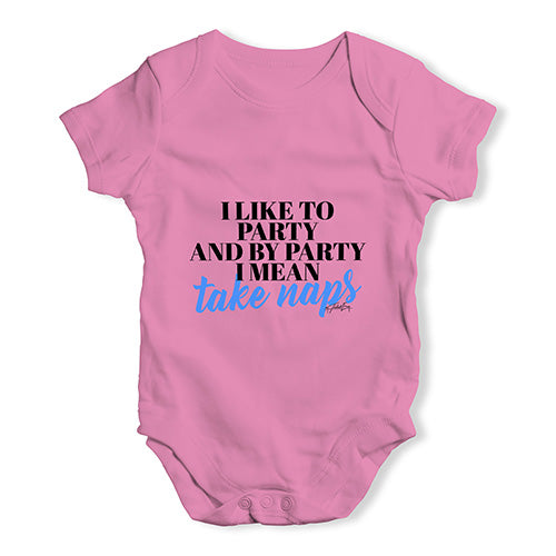 I Like To Take Naps Baby Unisex Baby Grow Bodysuit