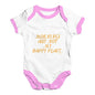 Mornings Are Not My Happy Place Baby Unisex Baby Grow Bodysuit