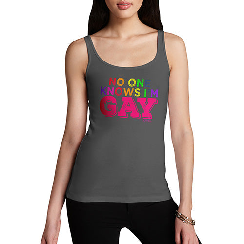 No One Knows I'm Gay Women's Tank Top