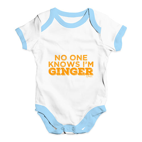 No One Knows I'm Ginger Baby Unisex Baby Grow Bodysuit