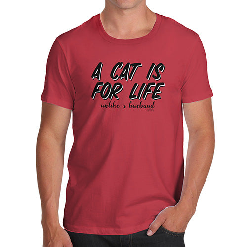 A Cat Is For Life Husband Men's T-Shirt