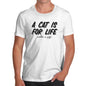 A Cat Is For Life Wife Men's T-Shirt