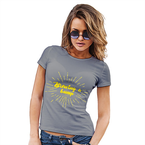 Brewing A Bump Women's T-Shirt 